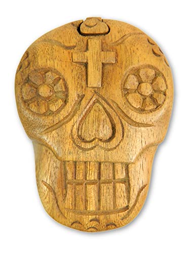 Wooden Puzzle Box - Sugar Skull