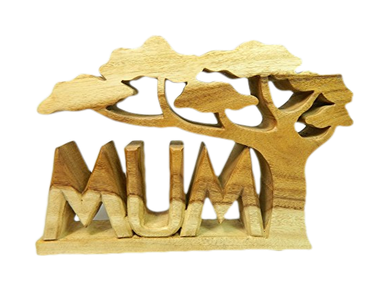 Wooden Word Art - Mum