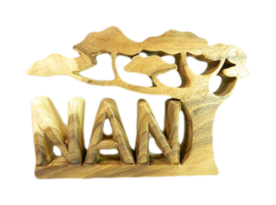 Wooden Word Art - Nan